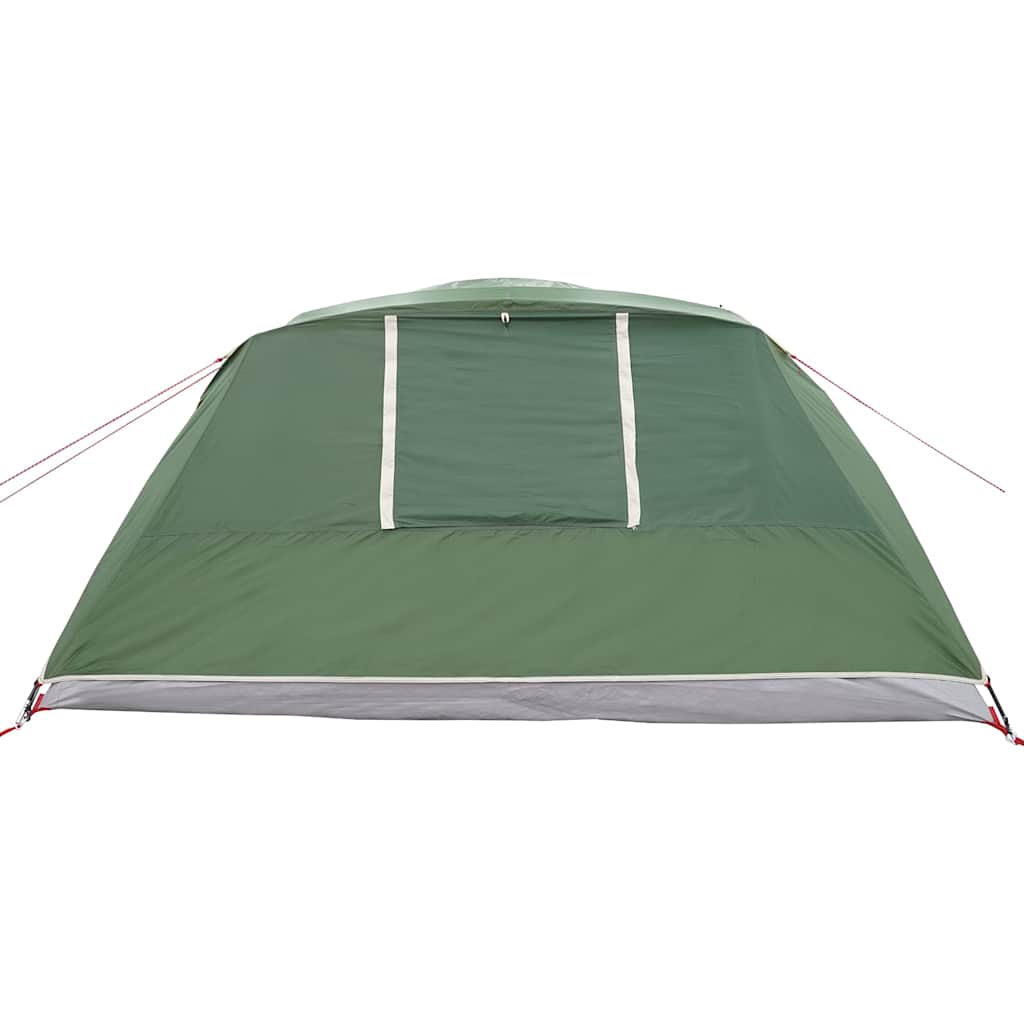vidaXL Camping Tent Cabin 4-Person Green Waterproof - 43775