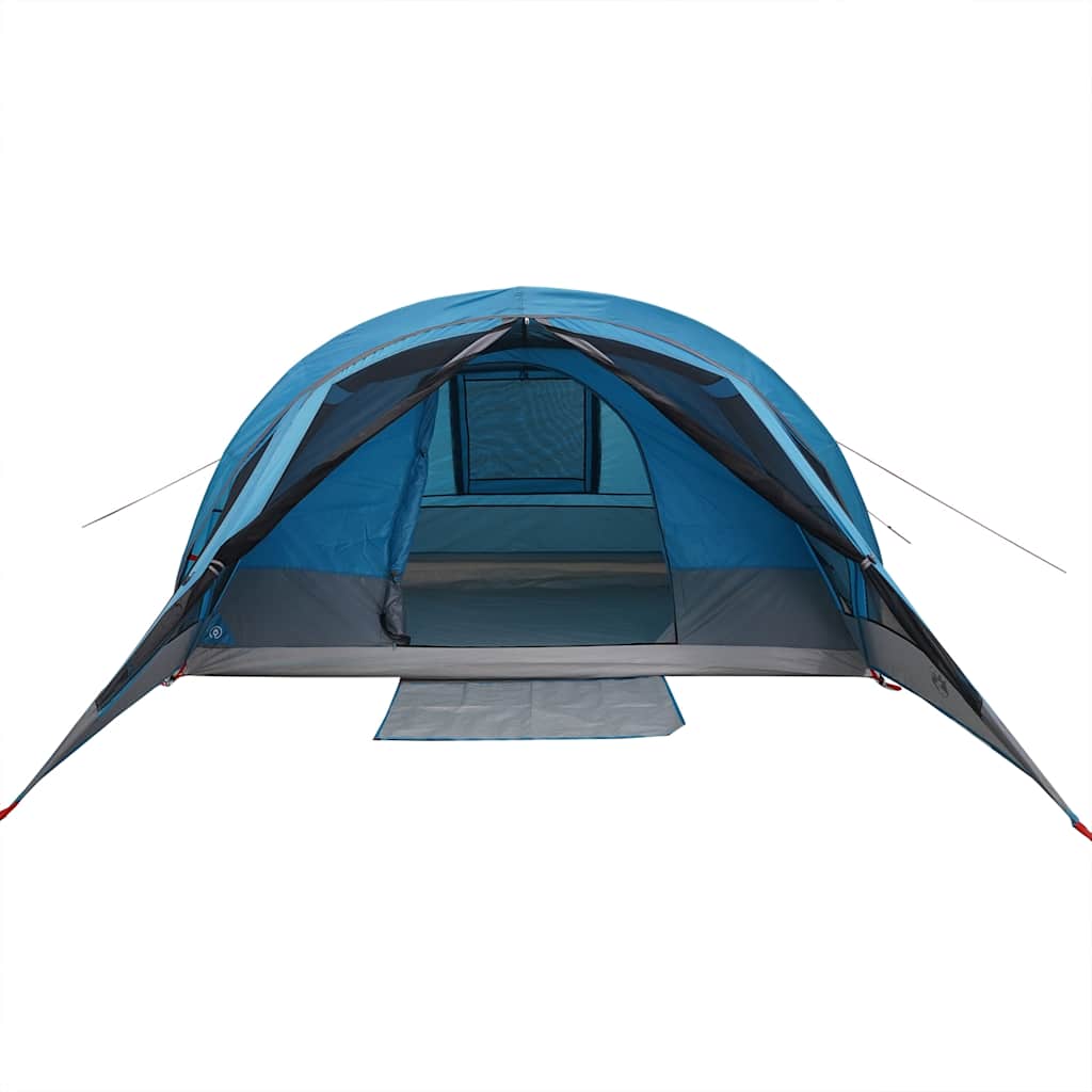 vidaXL Camping Tent Cabin 4-Person Blue Waterproof - 43776