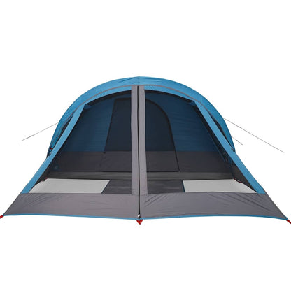 vidaXL Camping Tent Cabin 4-Person Blue Waterproof - 43776