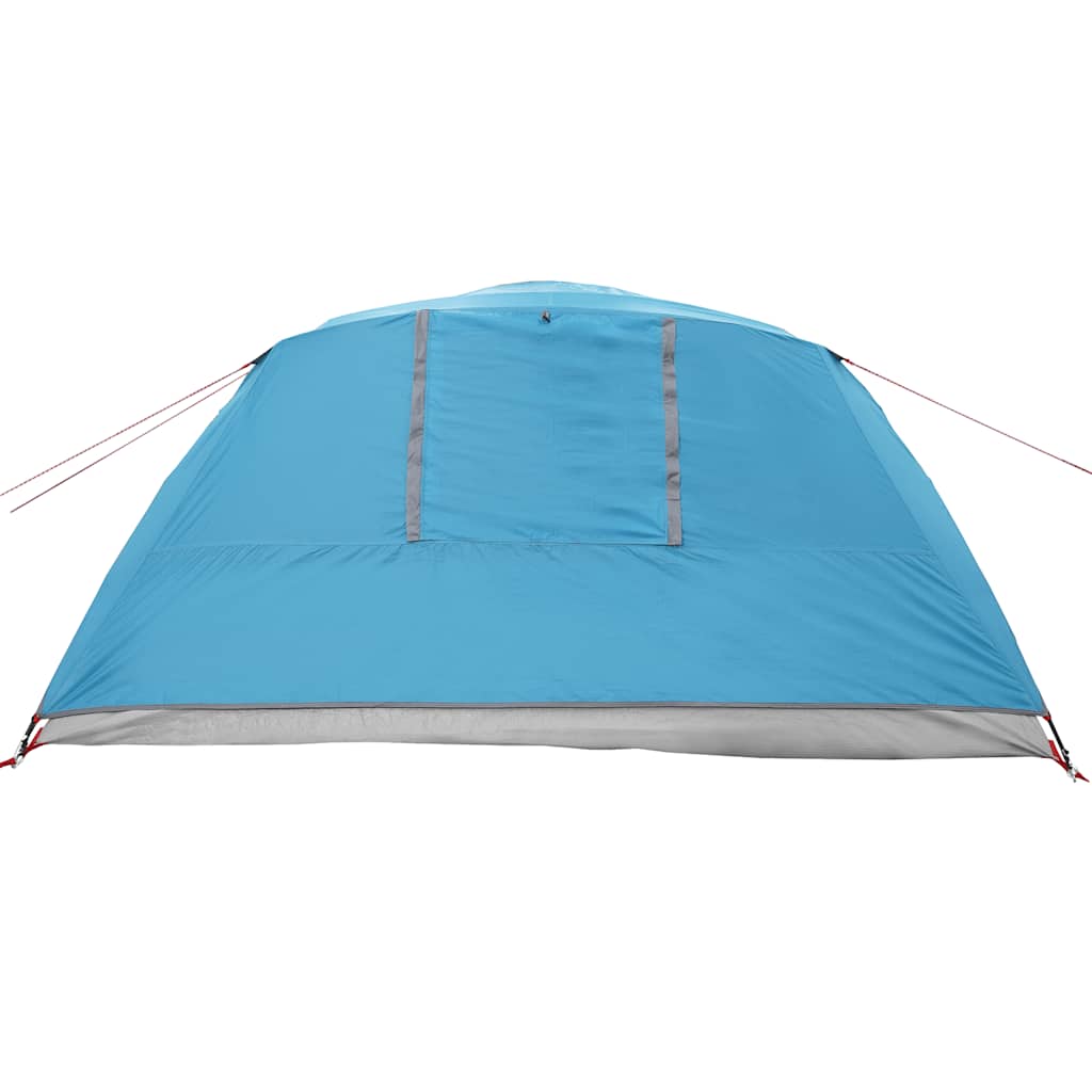 vidaXL Camping Tent Cabin 4-Person Blue Waterproof - 43776