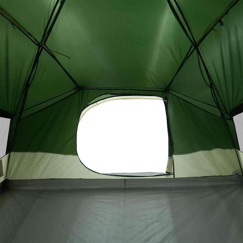 vidaXL Camping Tent Dome 4-Person Green Waterproof - 43803