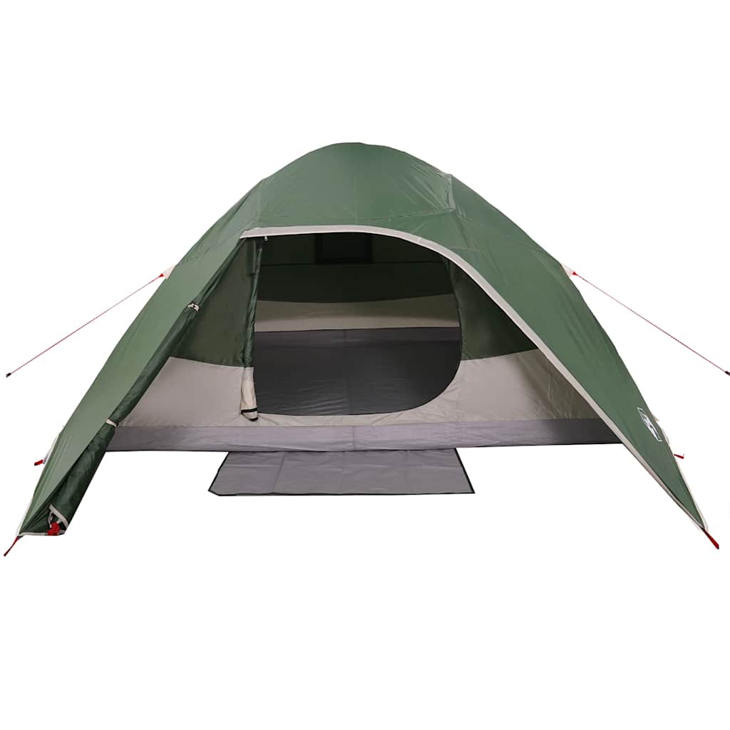 vidaXL Camping Tent Dome 4-Person Green Waterproof - 43803
