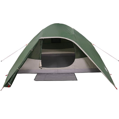 vidaXL Camping Tent Dome 4-Person Green Waterproof - 43803