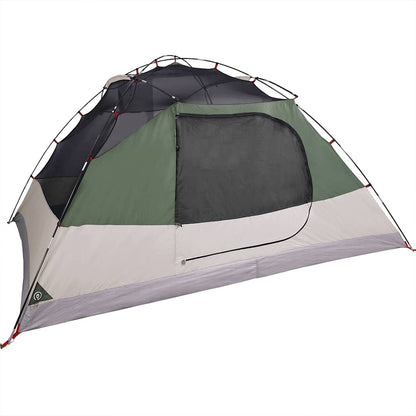 vidaXL Camping Tent Dome 4-Person Green Waterproof - 43803