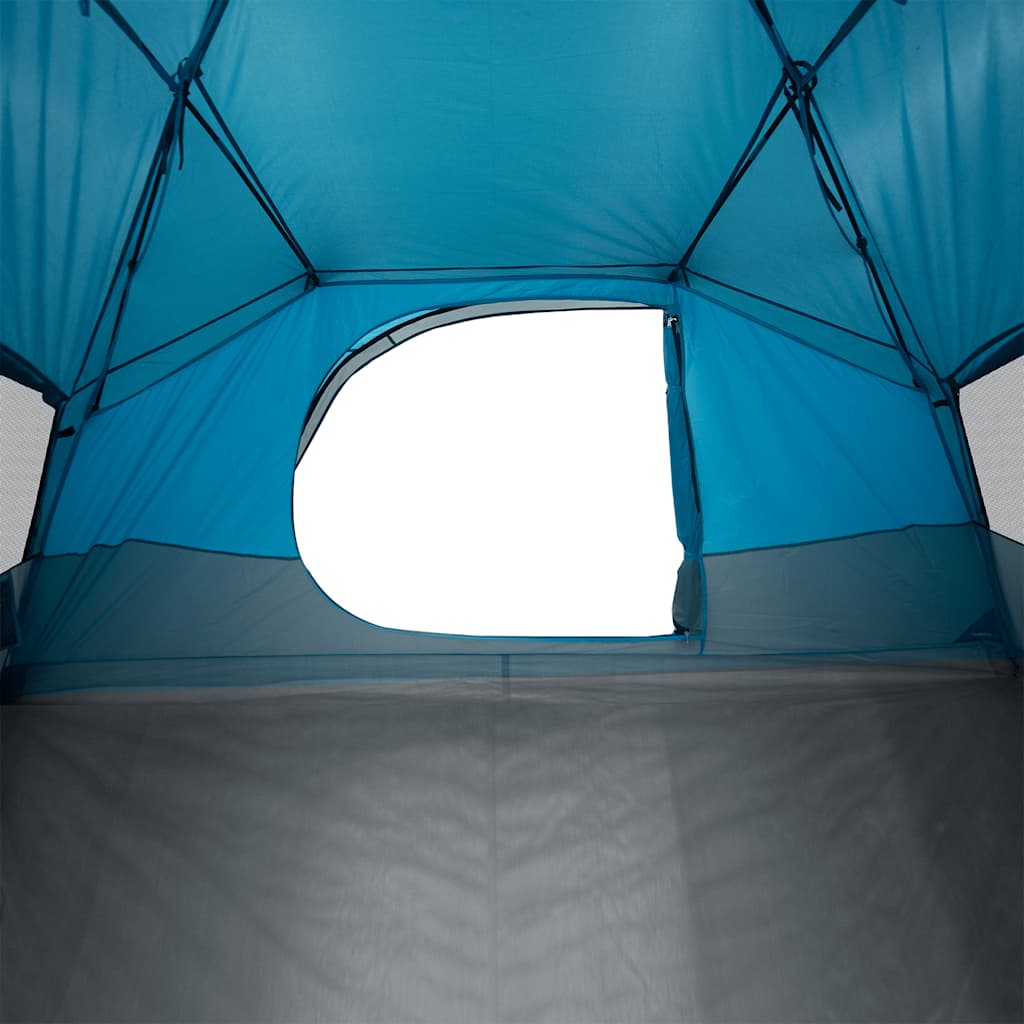 vidaXL Camping Tent Dome 4-Person Blue Waterproof - 43816