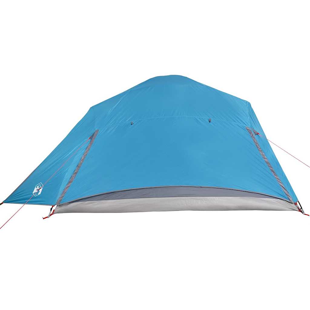 vidaXL Camping Tent Dome 4-Person Blue Waterproof - 43816