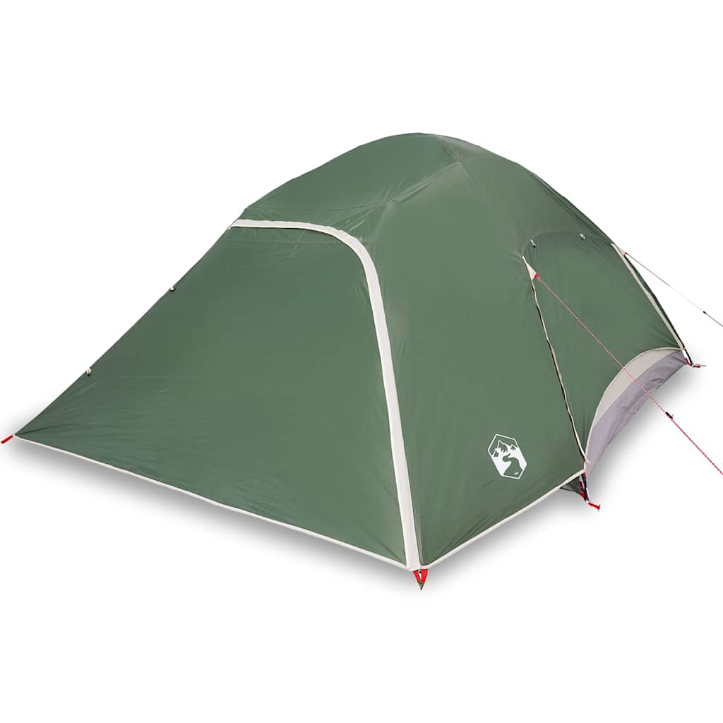 vidaXL Family Tent Dome 6-Person Green Waterproof - 43833