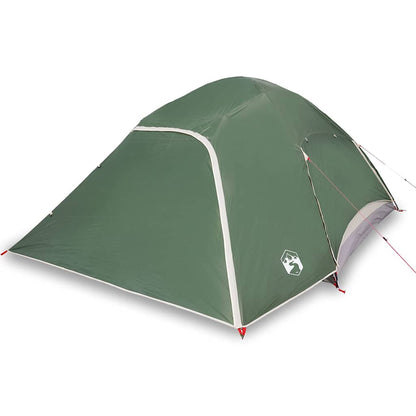 vidaXL Family Tent Dome 6-Person Green Waterproof - 43833