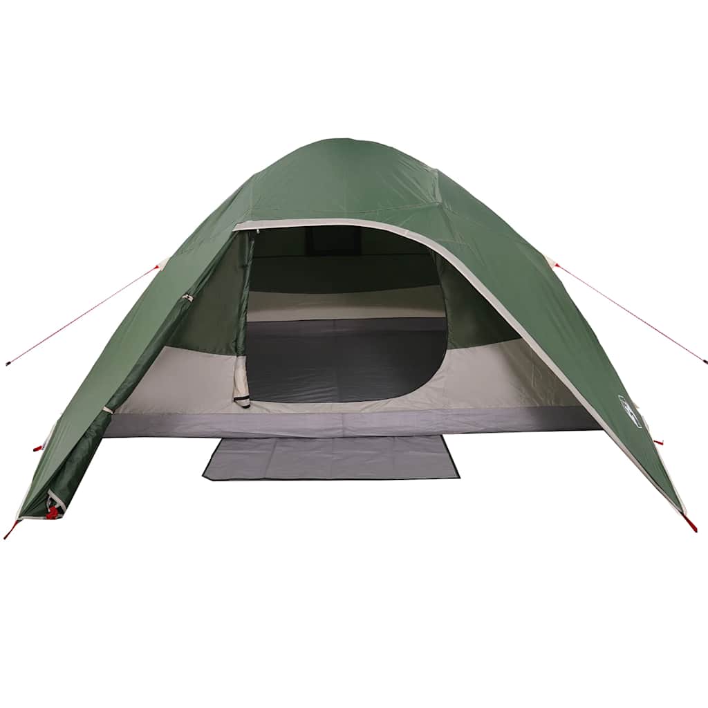 vidaXL Family Tent Dome 6-Person Green Waterproof - 43833