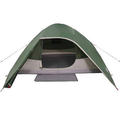 vidaXL Family Tent Dome 6-Person Green Waterproof - 43833