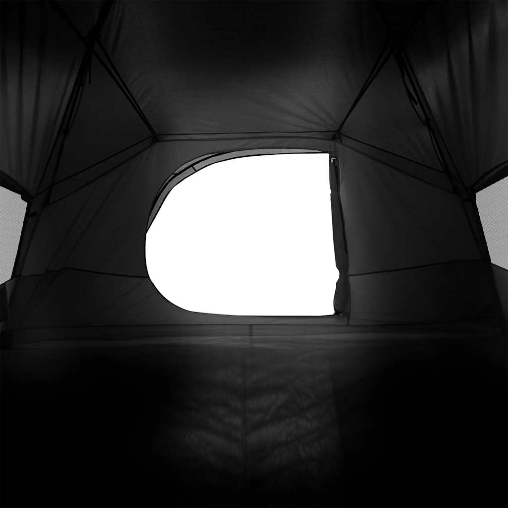 vidaXL Family Tent Dome 6-Person White Blackout Fabric Waterproof - 43843
