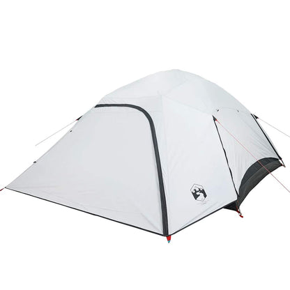 vidaXL Family Tent Dome 6-Person White Blackout Fabric Waterproof - 43843