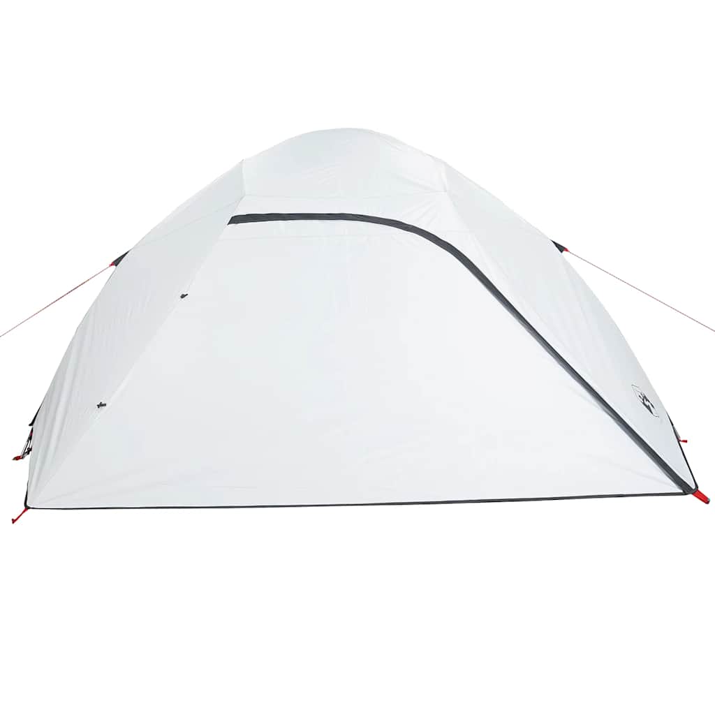 vidaXL Family Tent Dome 6-Person White Blackout Fabric Waterproof - 43843