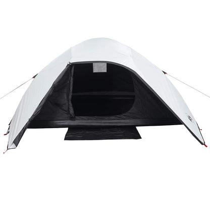 vidaXL Family Tent Dome 6-Person White Blackout Fabric Waterproof - 43843