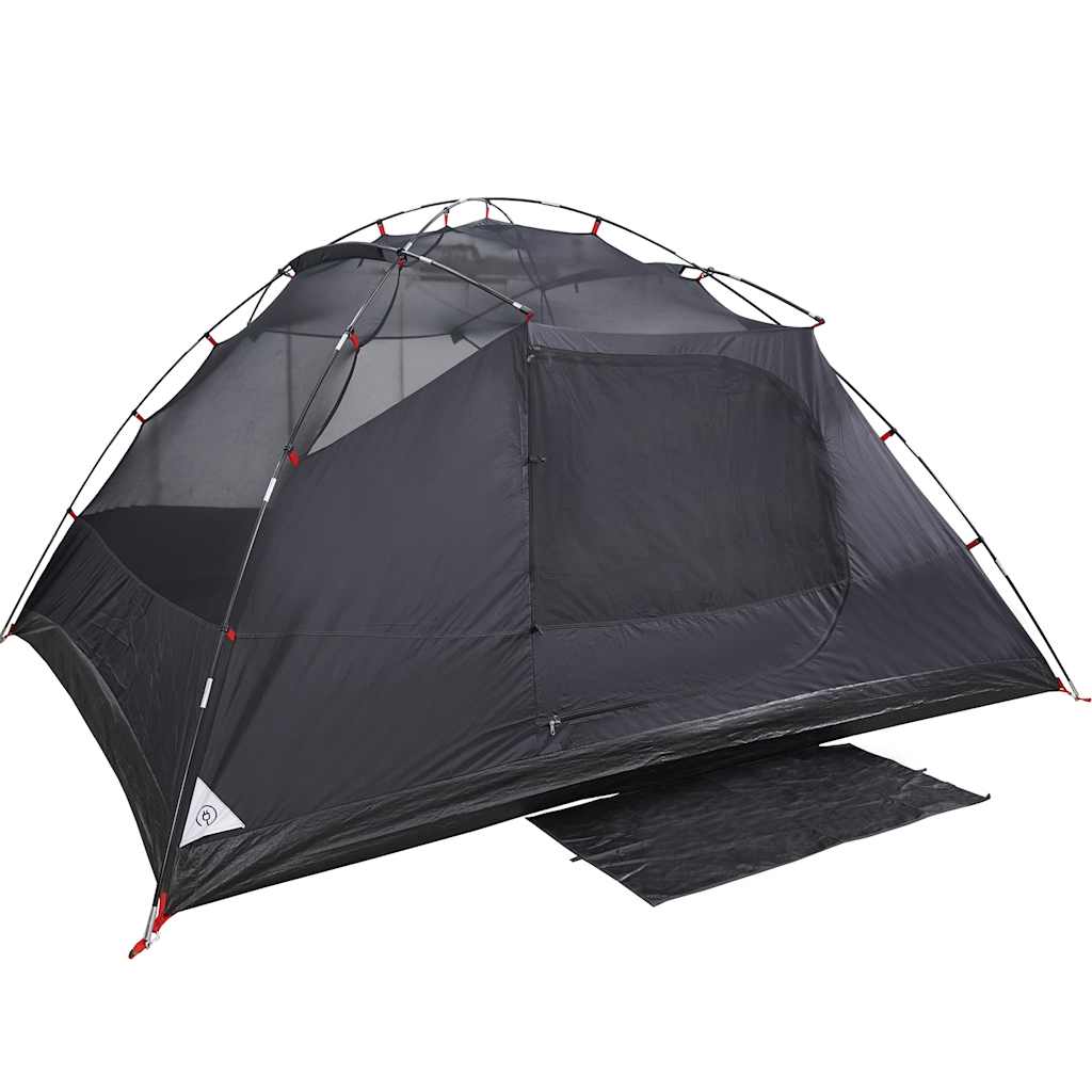 vidaXL Family Tent Dome 6-Person White Blackout Fabric Waterproof - 43843