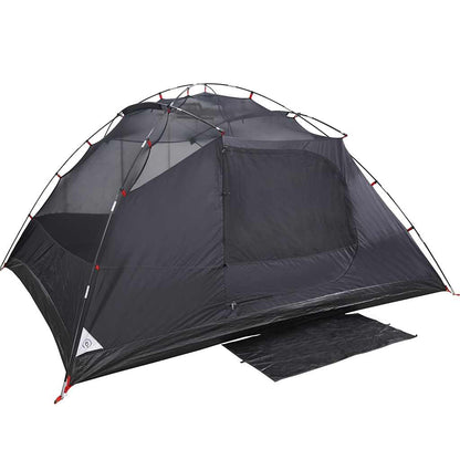 vidaXL Family Tent Dome 6-Person White Blackout Fabric Waterproof - 43843