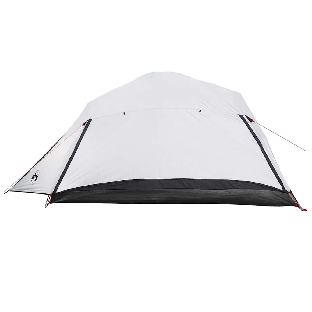 vidaXL Family Tent Dome 6-Person White Blackout Fabric Waterproof - 43843
