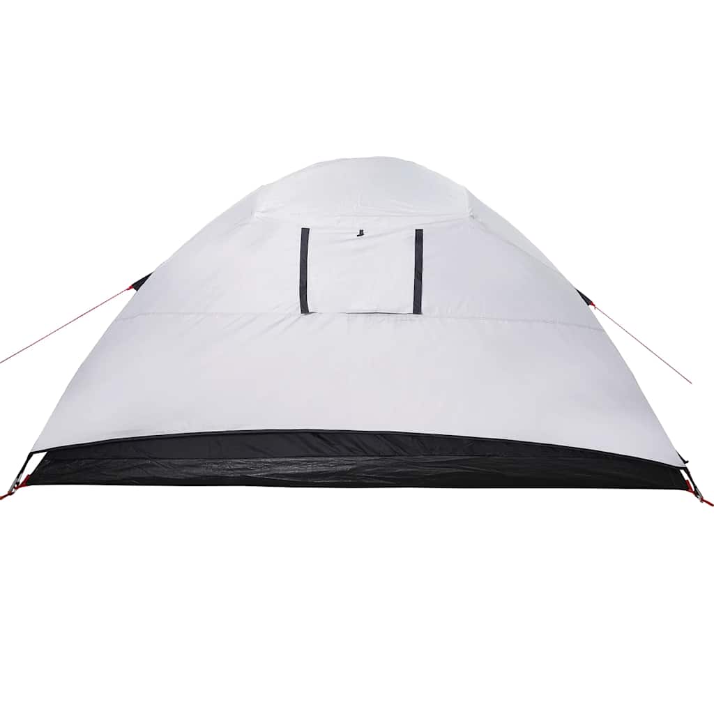 vidaXL Family Tent Dome 6-Person White Blackout Fabric Waterproof - 43843