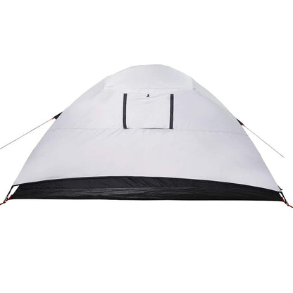 vidaXL Family Tent Dome 6-Person White Blackout Fabric Waterproof - 43843