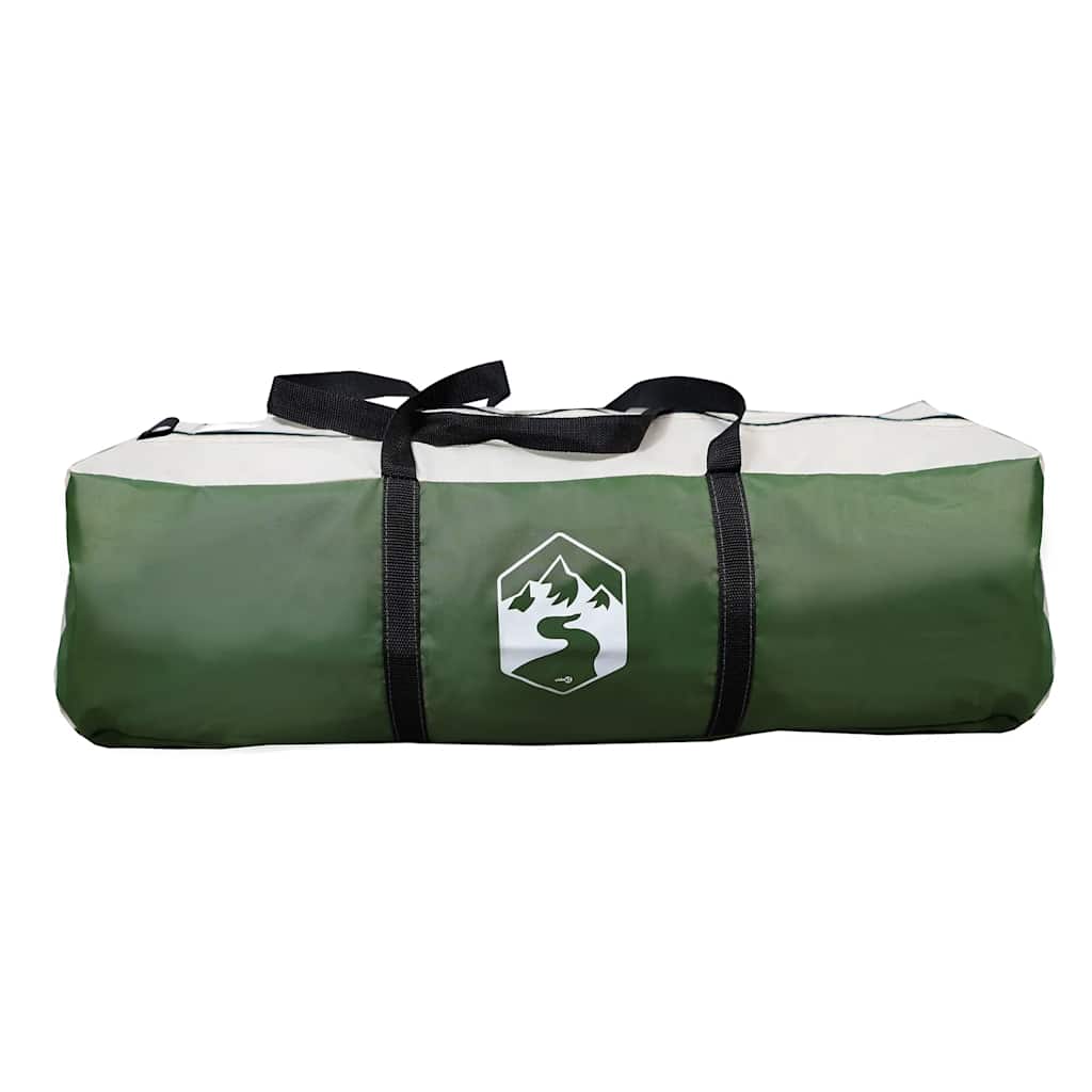 vidaXL Camping Tent Dome 4-Person Green Waterproof - 43854