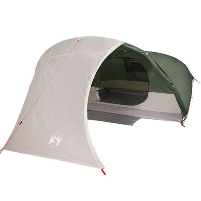 vidaXL Camping Tent Dome 4-Person Green Waterproof - 43854
