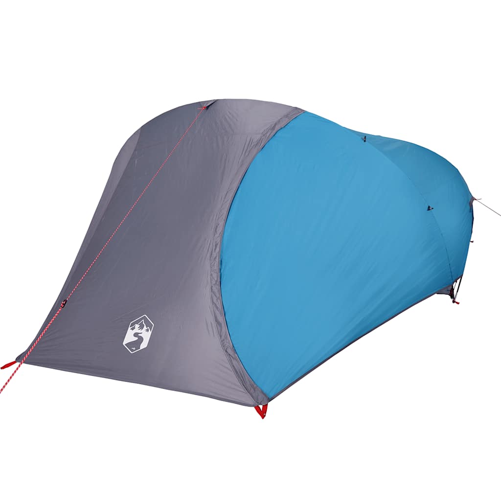 vidaXL Camping Tent Dome 4-Person Blue Waterproof - 43863