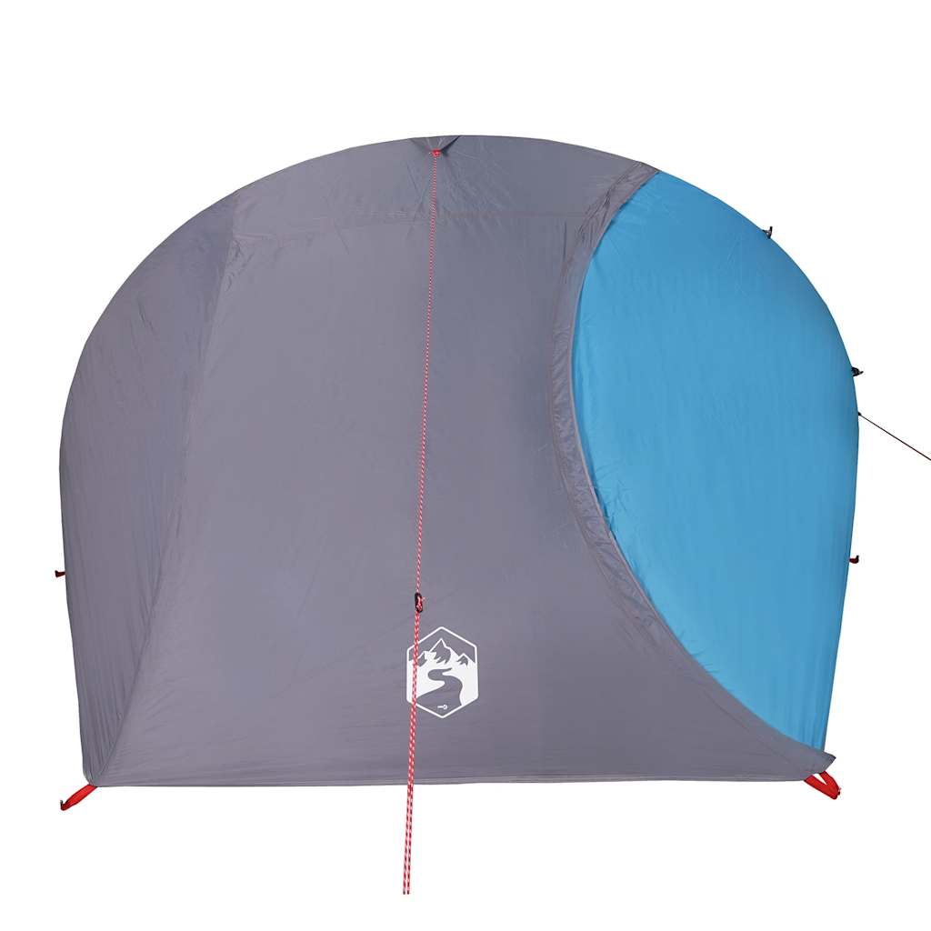vidaXL Camping Tent Dome 4-Person Blue Waterproof - 43863