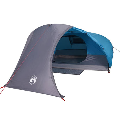 vidaXL Camping Tent Dome 4-Person Blue Waterproof - 43863