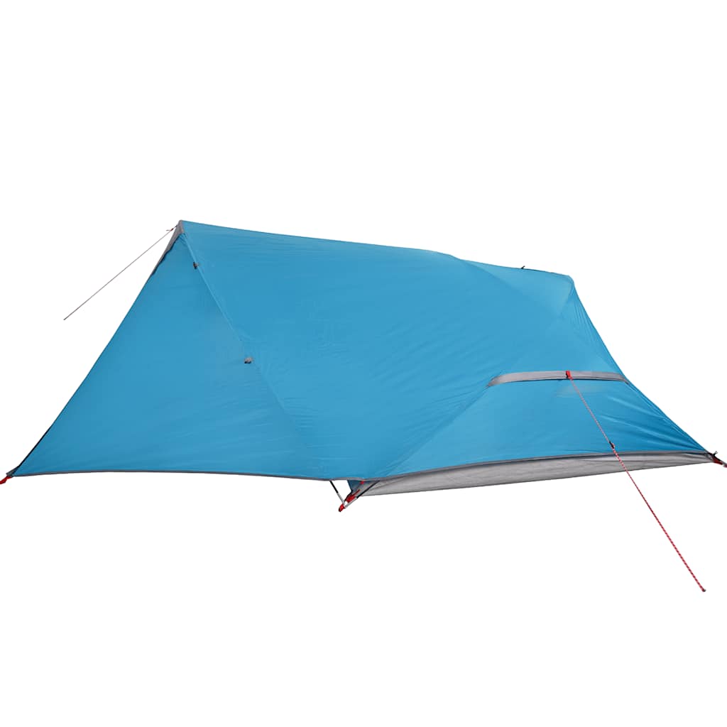 vidaXL Camping Tent Dome 4-Person Blue Waterproof - 43863