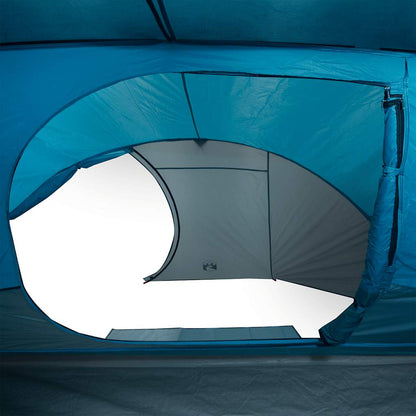 vidaXL Camping Tent Dome 4-Person Blue Waterproof - 43863
