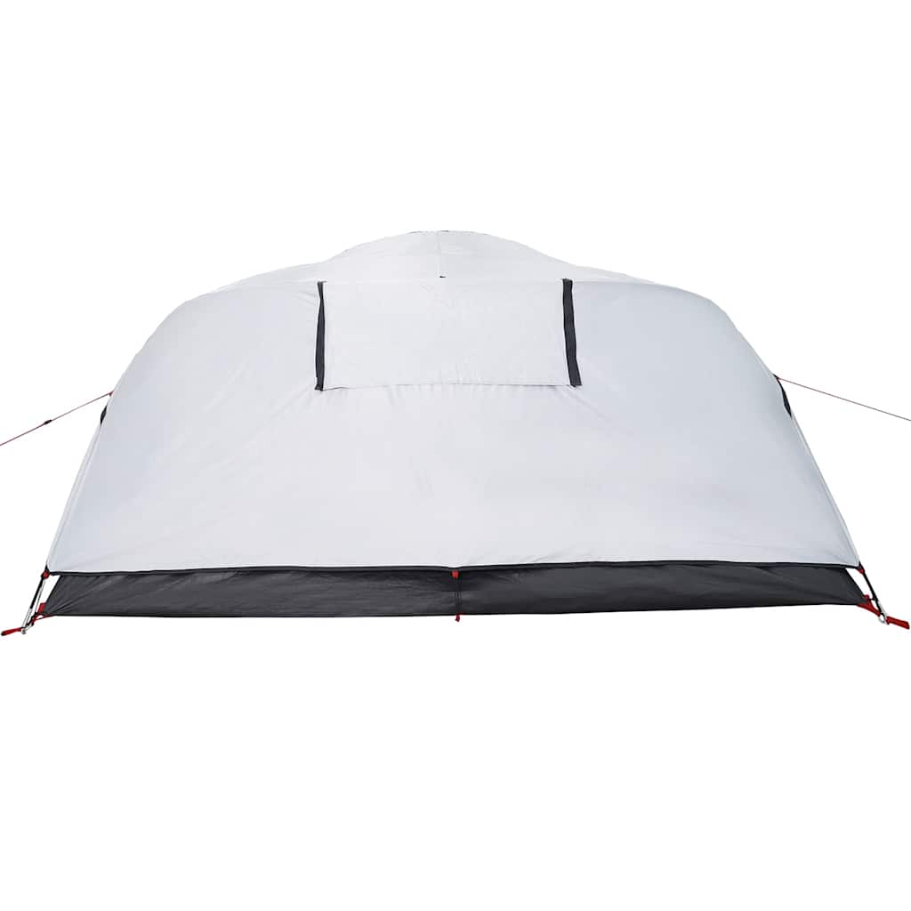vidaXL Camping Tent Dome 4-Person White Blackout Fabric Waterproof - 43877