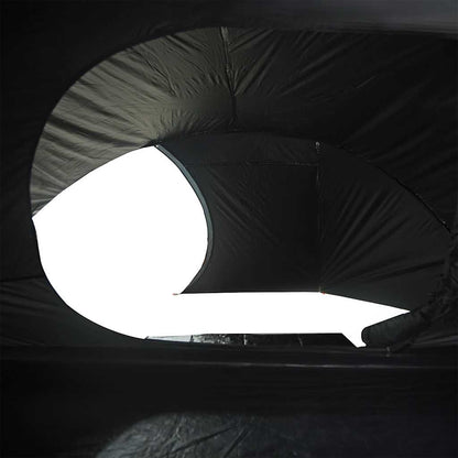 vidaXL Camping Tent Dome 4-Person White Blackout Fabric Waterproof - 43877