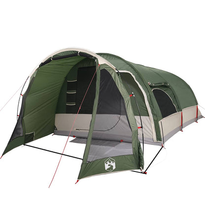 vidaXL Family Tent Tunnel 8-Person Green Waterproof - 43895
