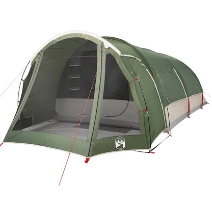 vidaXL Family Tent Tunnel 8-Person Green Waterproof - 43895