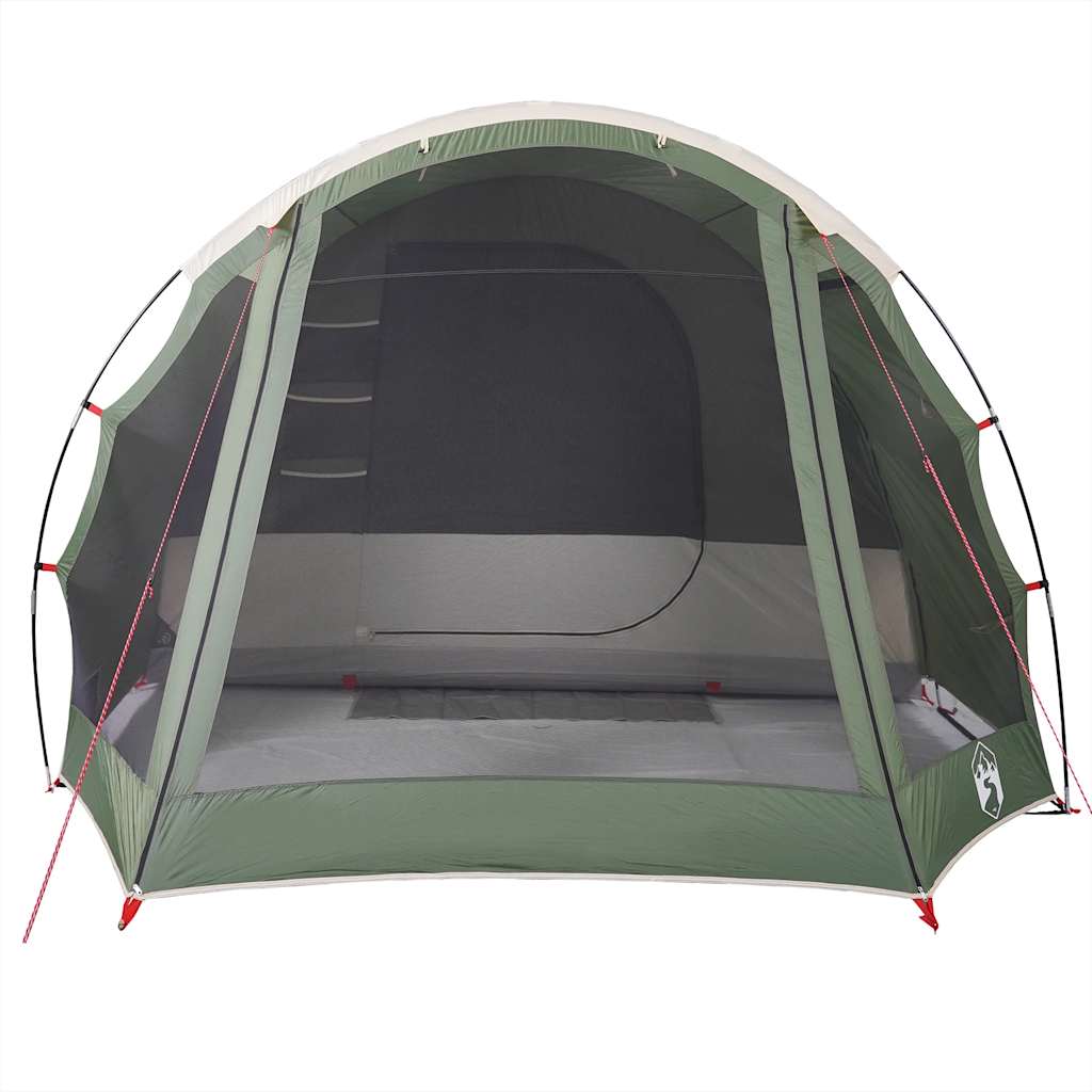 vidaXL Family Tent Tunnel 8-Person Green Waterproof - 43895