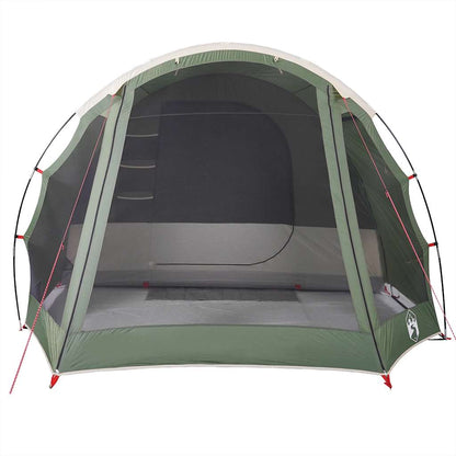 vidaXL Family Tent Tunnel 8-Person Green Waterproof - 43895