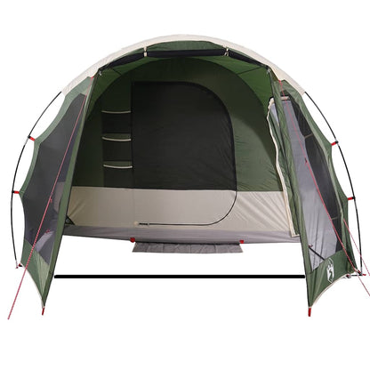 vidaXL Family Tent Tunnel 8-Person Green Waterproof - 43895