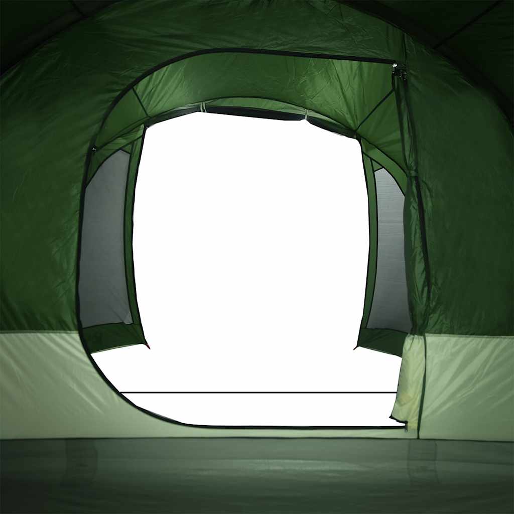 vidaXL Family Tent Tunnel 8-Person Green Waterproof - 43895