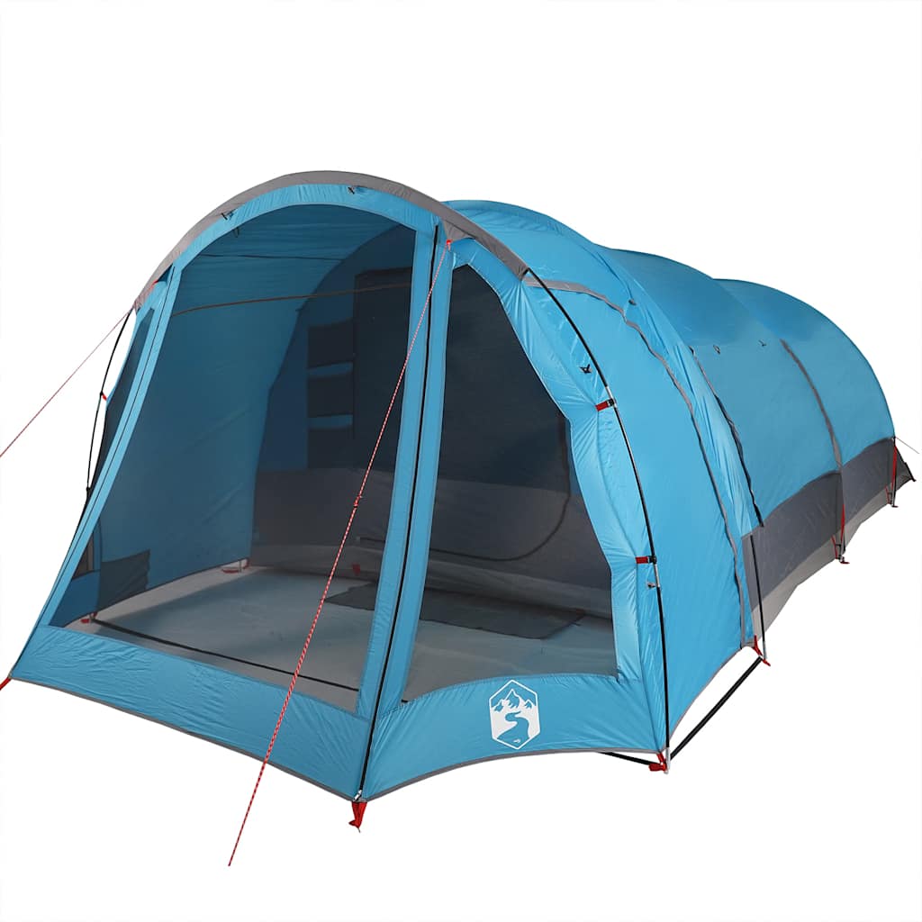 vidaXL Family Tent Tunnel 8-Person Blue Waterproof - 43896