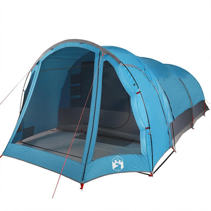 vidaXL Family Tent Tunnel 8-Person Blue Waterproof - 43896