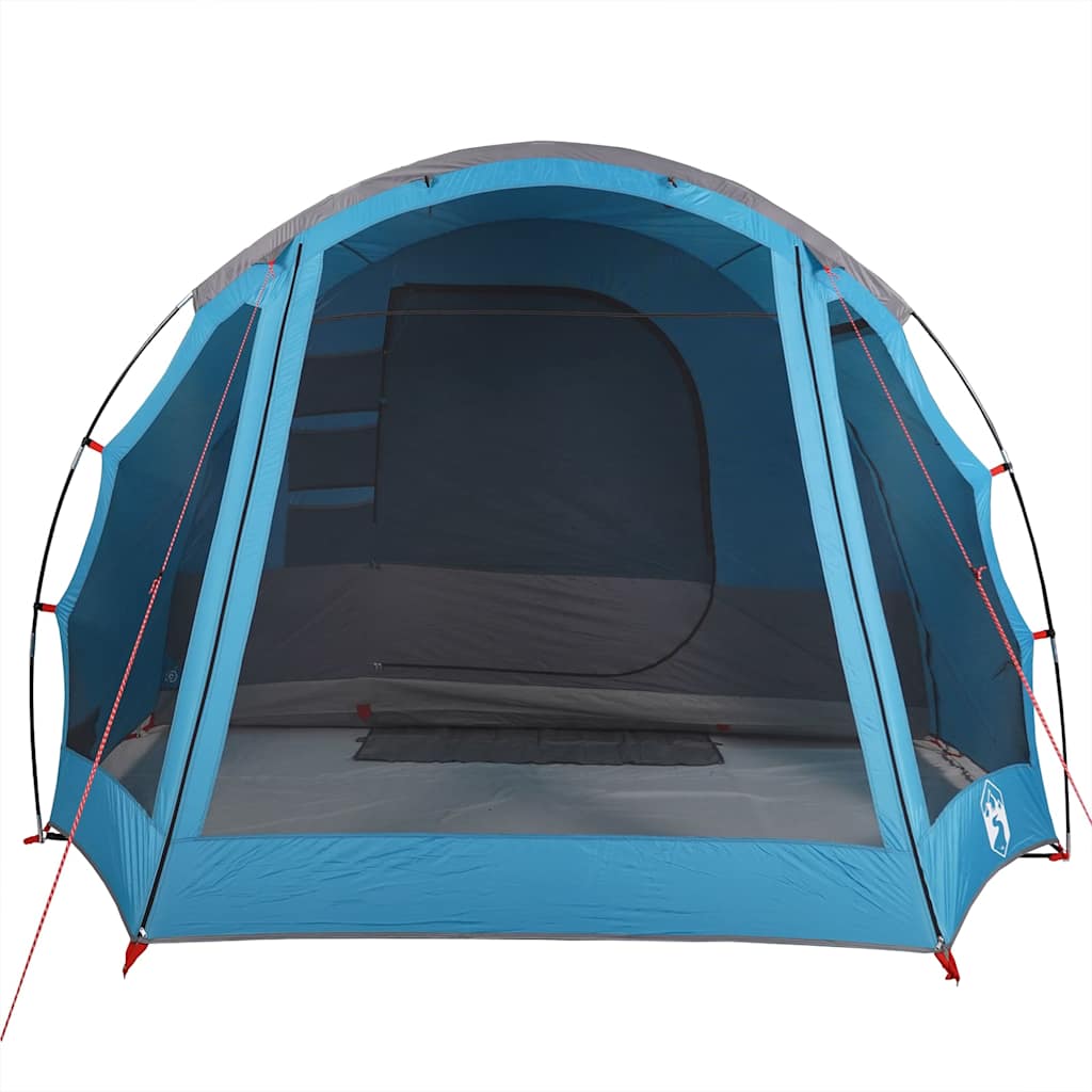 vidaXL Family Tent Tunnel 8-Person Blue Waterproof - 43896