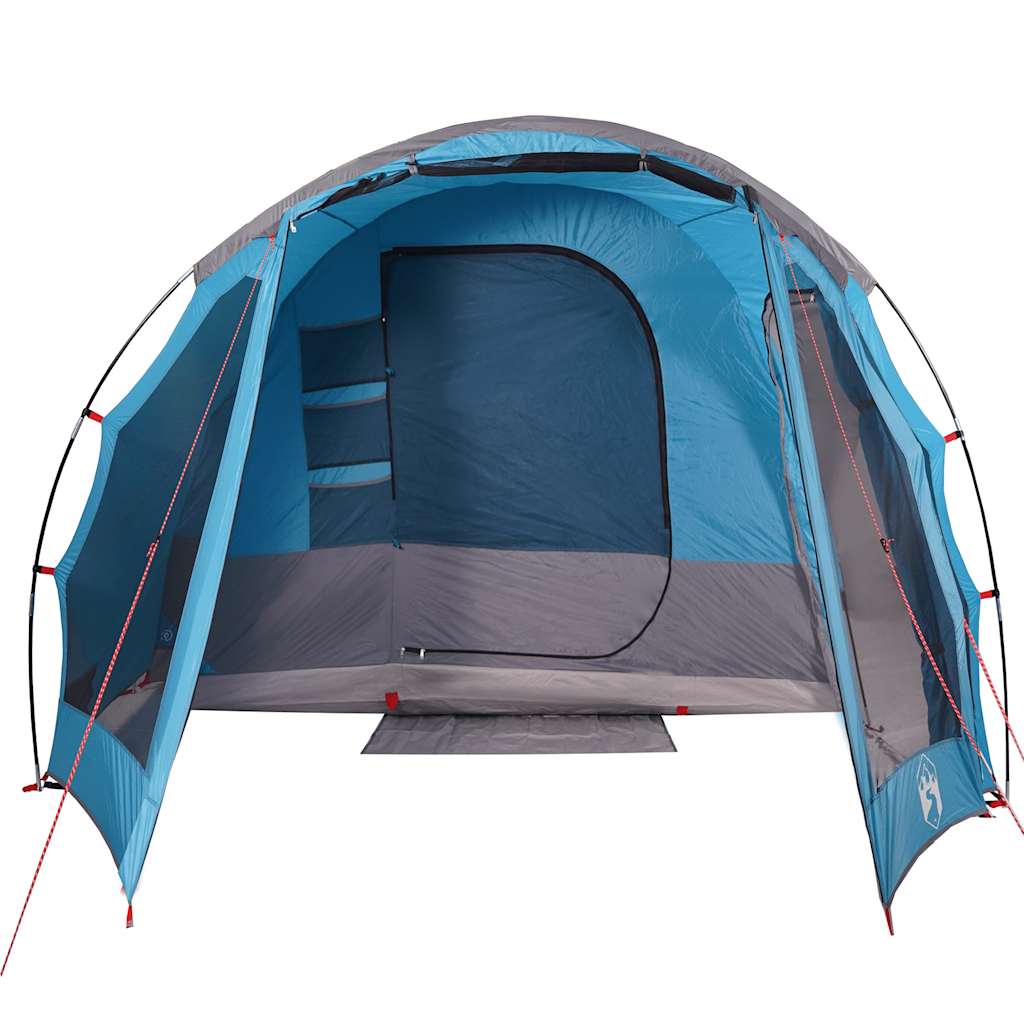 vidaXL Family Tent Tunnel 8-Person Blue Waterproof - 43896