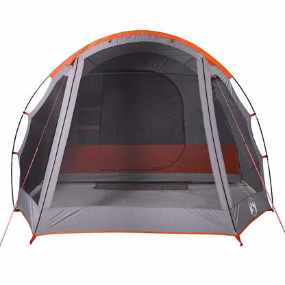 vidaXL Family Tent Tunnel 8-Person Grey Waterproof