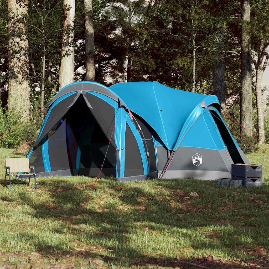 vidaXL Family Tent Tipi 8-Person Blue Waterproof - 43904