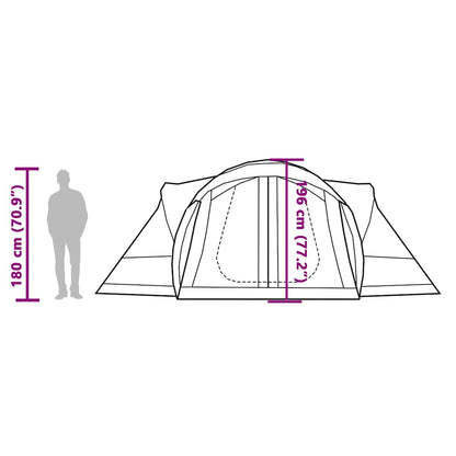 vidaXL Family Tent Tipi 8-Person Blue Waterproof - 43904