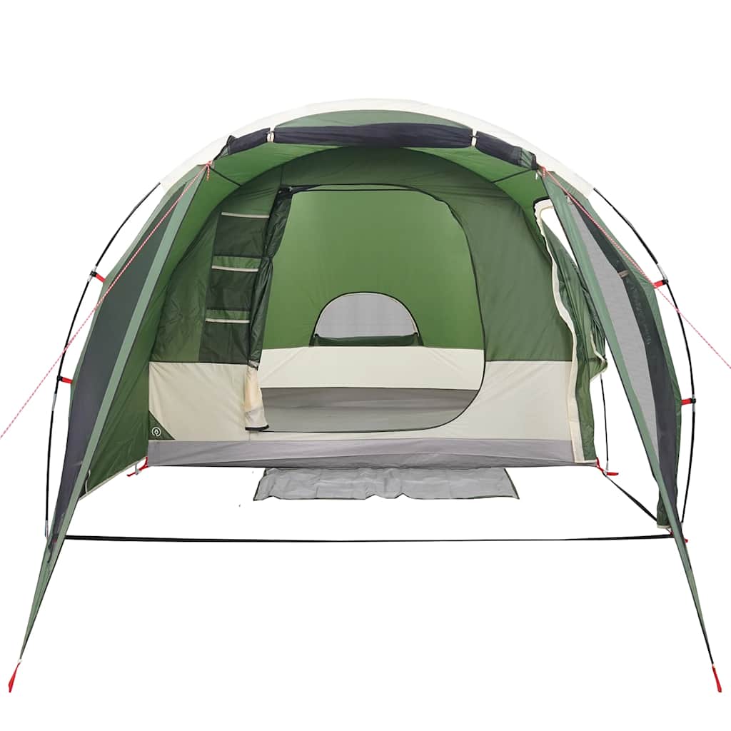 vidaXL Camping Tent Tunnel 4-Person Green Waterproof - 43906