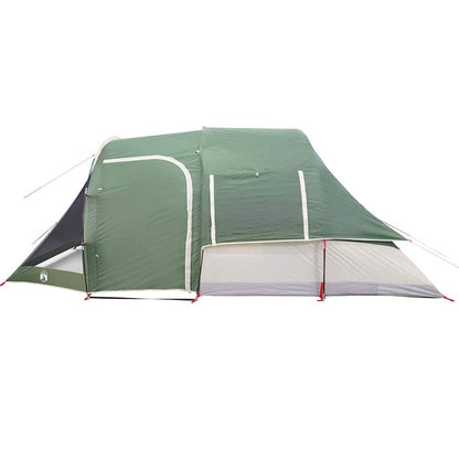 vidaXL Camping Tent Tunnel 4-Person Green Waterproof - 43906