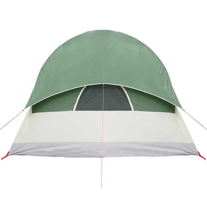 vidaXL Camping Tent Tunnel 4-Person Green Waterproof - 43906