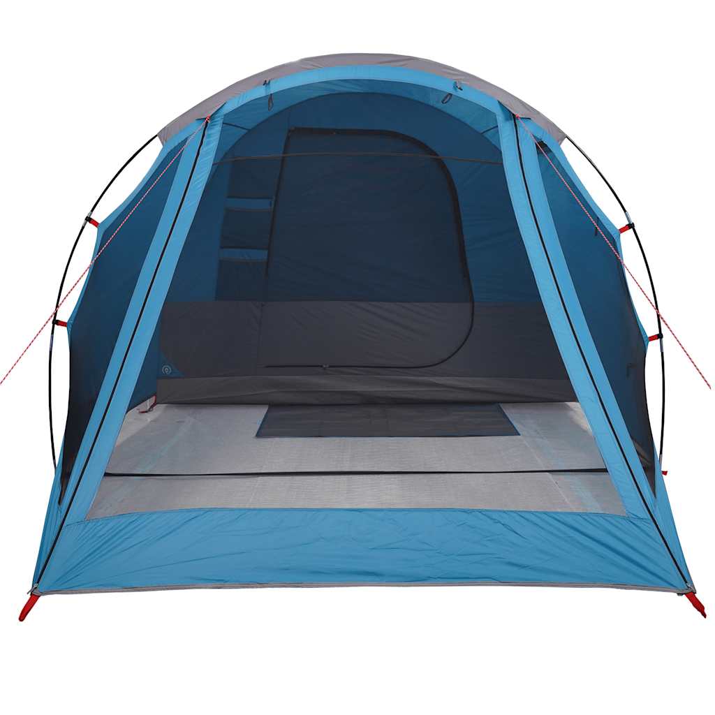 vidaXL Camping Tent Tunnel 4-Person Blue Waterproof - 43907