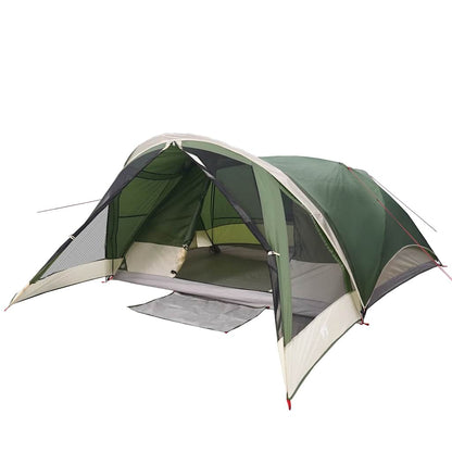vidaXL Family Tent Cabin 6-Person Green Waterproof - 43917